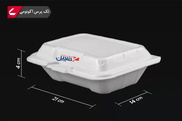 ظرف یکبار مصرف فوم تک پرسی اکونومی