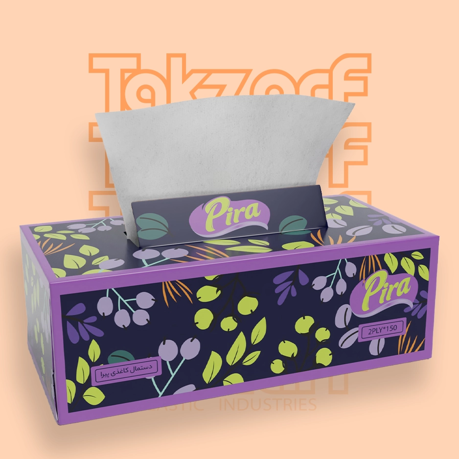 دستمال کاغذی جعبه‌ای پیرا