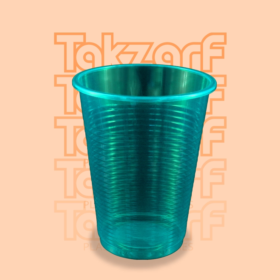 لیوان یکبارمصرف آبخوری تک‌لایه رنگی