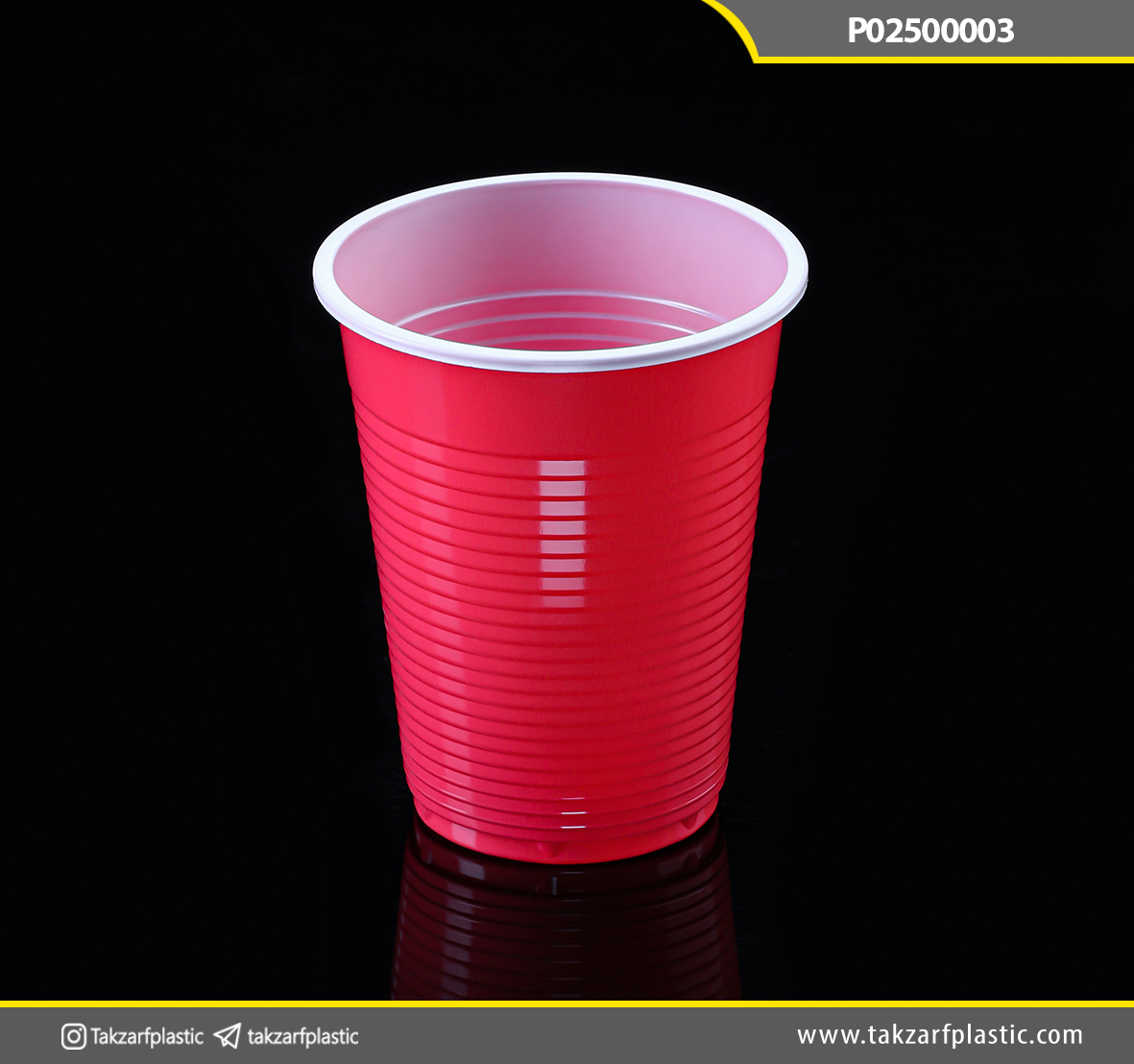 لیوان یکبارمصرف آبخوری تکلایه رنگی